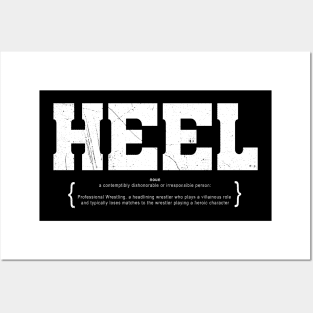 HEEL wrestling vintage style T-shirt Posters and Art